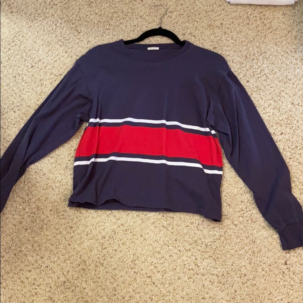 John Galt long sleeve crop top